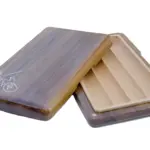 Luxury Wooden Travel Humidor for Cigars, Portable Cigar Box