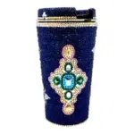 Jeweled Tumbler with Swarovski Crystals - Luxury Handmade Tumbler - Exclusive Handmade Design - Elegant Gift